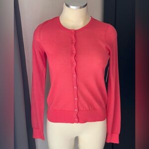 Anthropologie Fitted Sheer Cardigan